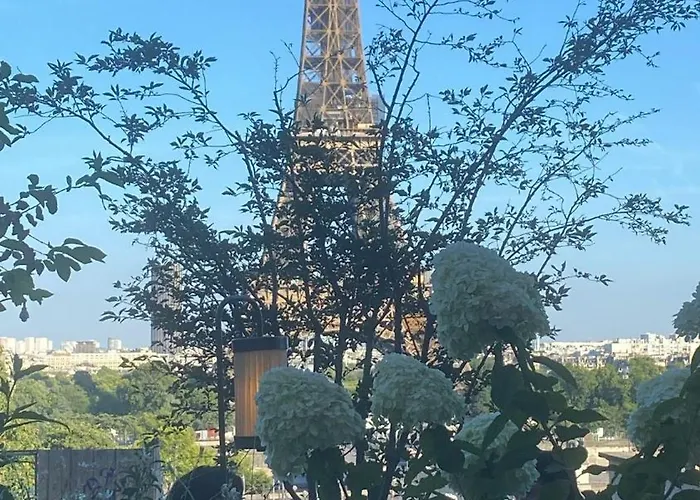 Elegant Luxury Private By Eiffel Tower Lägenhet