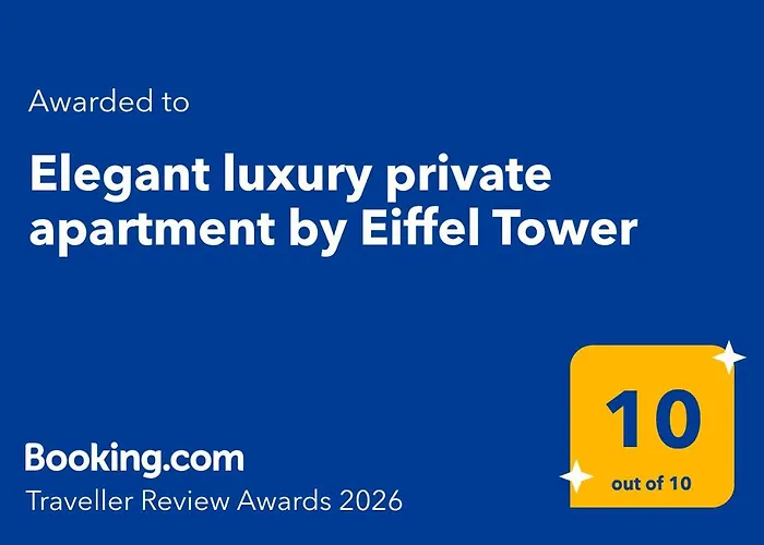 Elegant Luxury Private By Eiffel Tower Lägenhet